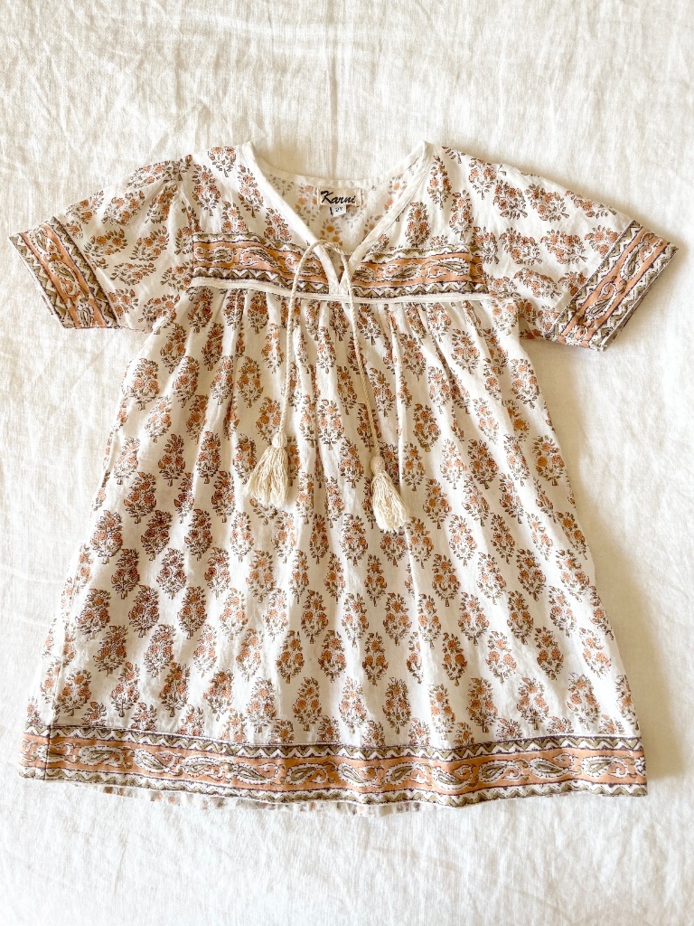 Bohemian floral dress size 2T